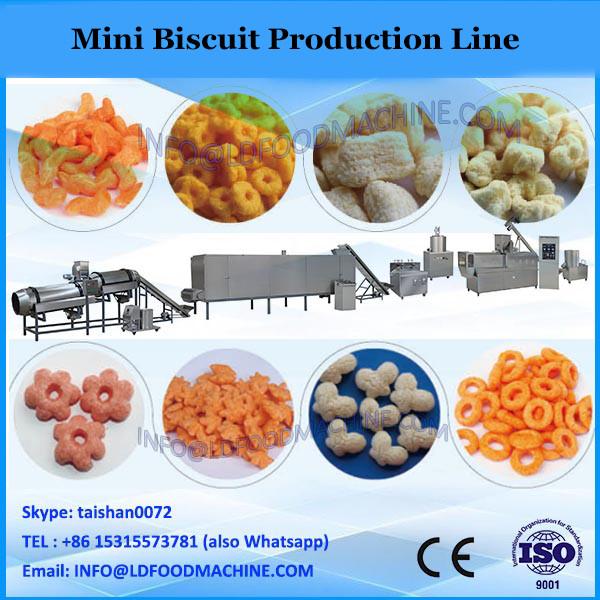 YX-BC1200 2016 Newly designed food confectionary professional CE full automatic mini biscuit making production line machine